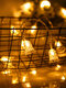 Multicolor Ring Decoration LED String Lights For Christmas - White