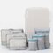6 Pcs Waterproof Travel Storage bag Clothes Tidy Organizer Must-Have Toilet Container Case  - Grey