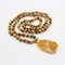 Pedra natural irregular vintage de 8 mm Pingente colar longo joias étnicas para mulheres - 4