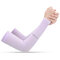 Men's Women's Sun Protection Gloves Solid Color Simple Style All Match Accessory - Purple