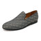 Men Stylish Colorful Comfy Soft Slip On Casual Loafers - Grey