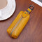 Men And Women Genuine Leather Car Key Holder Purse  - Yellow