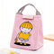  Cartoon Animal Painted Waterproof Lunch Bag Aluminum Foil Insulation Package Picnic Fresh Keep Bag  - #5
