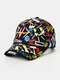 Men & Women Cotton Graffiti Pattern Hip-hop Style Fashion Personality Couple Hat Baseball Hat - #09