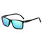 Mens Polarized UV-400 Lightweight Durable Outdoor Fashion Square Sunglasses  - C6
