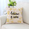 American Style Ahornblatt Muster Twill Stoff Leinen Baumwolle Kissenbezug Home Sofa Car Office - #9