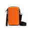 Women Travel Case Styling Crossbody Bag Cute Solid Phone Mini Bag - Orange