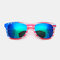 أمريكا أمريكا الولايات المتحدة الأمريكية العلم النظارات الشمسية الوطنية واضح الإطار 80s الكلاسيكية - أرجواني