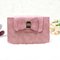 Bowknot Double Layers PU Leather Wallet 6/6.3inch Shoulder Phone Bag For iPhone Samsung Xiaomi Sony - Pink