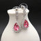 JASSY® Zircon Crystal Dangle Earrings 12 Months Birthstone Birthday Stone Earrings for Women - October