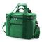 Picnic Bag Aluminum  Insulation Bag Lunch Large Double Ice Pack Lunch Box Bag Takeaway Lunch Bag - Green
