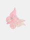 JASSY 12 piezas de plástico de mujer de dibujos animados Mini mariposa Color degradado trenza DIY decoración flequillo Cabello Clip - #01