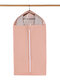 1 Pc Dust Cover For Clothes Storage Hanging Bag Wardrobe Suit Overcoats Washable Organizer Storage Bag - Pink