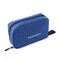 Travel Waterproof Wash Bag Hanging Folding Cosmetic Bag Portable Toiletries Storage Bag - Blue