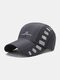 Unisex Mesh Quick-dry Solid Color Travel Sunshade Breathable Baseball Hat - Dark Gray