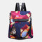 Women Printed Nylon Anti-theft Backpack - #02
