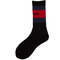 Mens Thick Winter Warm Breathable Cotton Comfortable Socks Casual Sports Long Tube Socks - Black