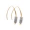 Fashion Style Magnetic Ear Drop V Shape Arrow Earrings Alloy Ear Hook For Women - 06
