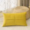 Solid Color Velvet Cushion Waist Pillowcase Nordic Home Long Waist Pillowcase - Yellow