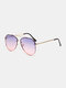 JASSY للجنسين Vintage Casual Gradient UV حجب النظارات الشمسية الهندسية - #05