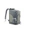 Multifunctional Breathable Mesh Pet Travel Carrier Double Shoulder Backpack  - Light Grey