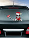 Christmas Snowman Elf Wiper Sticker Removable Rear Windshield Stickers Car Sticker - #16