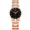 Fashion Casual Women Wristwatch Alloy Wrist Watch Bracelet Waterproof Quartz Watches - Black