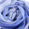 LYZA Women Vintage Gradient Color Embroider Silk  Scarves Comfortable Skin-friendly Scarves - Blue