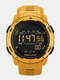 Mars Alarm Pedometer Countdown Sport Watch 50M Waterproof Multifunction Digital Watch - Yellow