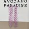 Women Vogue Wild Summer Thin Dot Middle Tube Socks  - Purple