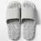 Men Home Comfy Non Slip Indoor Foot Massage Slippers - Grey