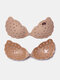 Women Sexy Breathable Front Closure Strapless Silicone Sticky Bra - Nude
