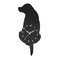 Ticking Animal Shaped Picture Wall Clock Swinging Tail Pendulum Battery Operated - #2