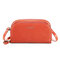 Women PU Leather Solid 8 Card Slot Card Bag Multi-slot Phone Bags Leisure Crossbody Bags - Orange