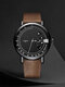 Alloy Business Simple Turntable Personality Fashion Watch Quartz Watch For Men - Brown