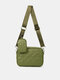 2 PCS Women Faux Leather Lattice Pattern Large Capacity Combination Bag Crossbody Shoulder Bag - Green