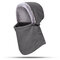 Men Women Warm Hunting Face Mask Cap With Earmuffs Hooded Scarf Windproof Warmer Cap With Neck Flap - Gray