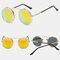Retro Metal Punk Steam Flip Sunglasses Hipster Sunglasses - #08