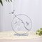 Eisen-Vogel-Blumen-Vase-kreativer Wasserkulturbehälter-Glashauptdekoration - #1