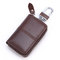 Genuine Leather Car Key Holder Key Bag For Men  - coffee 2