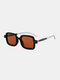 Men Retro Fashion Outdoor UV Protection Square Frame Sunglasses - #10