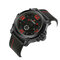 NAVIFORCE Men's Leather Wristwatch Calendar Date Quartz Waterproof Military Wrist Watch - #03