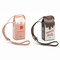 Women 6.5 Inch Phone Cute Milk Box Casual Crossbody Bag - Pink&Chocolate