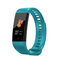 Smart Bande moniteur de pression artérielle de fréquence cardiaque écran couleur Bluetooth Smartband moniteur d'activité Fitness Tracker - bleu