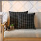 Funda de cojín de estilo nórdico moderno para sofá cama, funda de almohada de lino, Squre Coche, decoración del hogar - #5