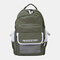 Large Capacity Casual Travel Women Backpacks Students Schoolbags - Green