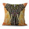 Mandala Funda de cojín de poliéster Almohada de elefante geométrico bohemio Caso Decorativo para el hogar - #4