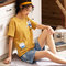 902 Pajamas Female Cartoon Sweet Cotton Ladies Home Service Suit Casual Short-sleeved Shorts - 902