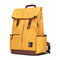 Women Canvas Casual Patchwork Backpack From MI JIA - Yellow