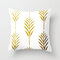 Ins Nordic Style Pillowcase Custom Gold Leaf Sofa Pillow Waist Cushion Cover Hot Style Fashion Home Decoration - #1